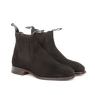 R.M.Williams Comfort Craftsman Black Suede