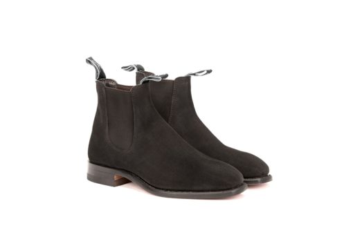 R.M.Williams Comfort Craftsman Black Suede