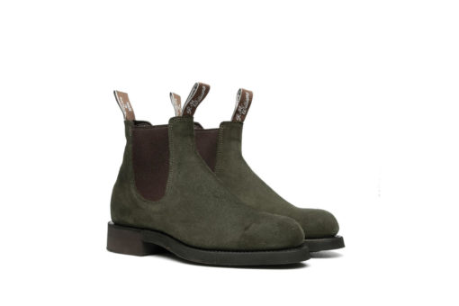 R.M.Williams Gardener Khaki Suede