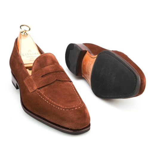 Carmina 80158 Penny Loafers Polo Suede - Image 2