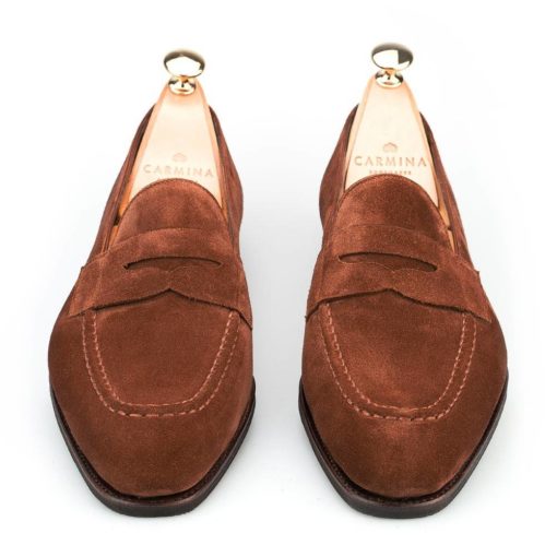 Carmina 80158 Penny Loafers Polo Suede - Image 3