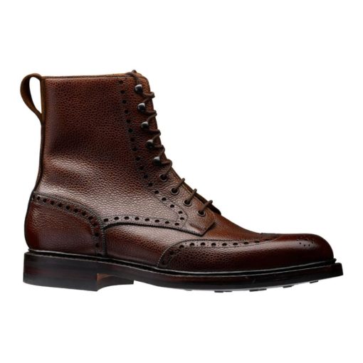 Crockett & Jones Islay Dark Brown Grain - Image 3