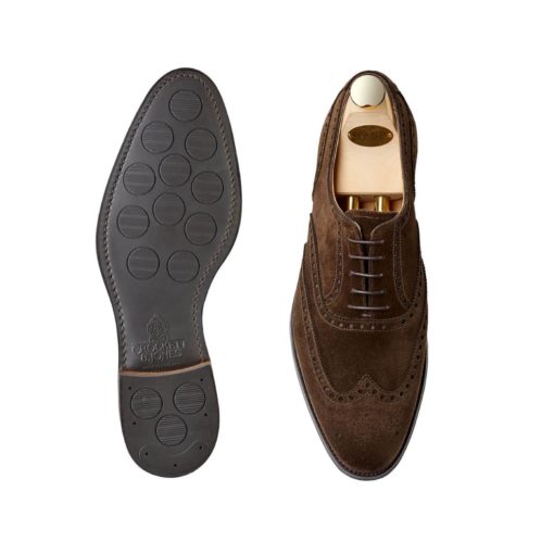 Crockett & Jones Westgate Dark Brown Suede - Image 2