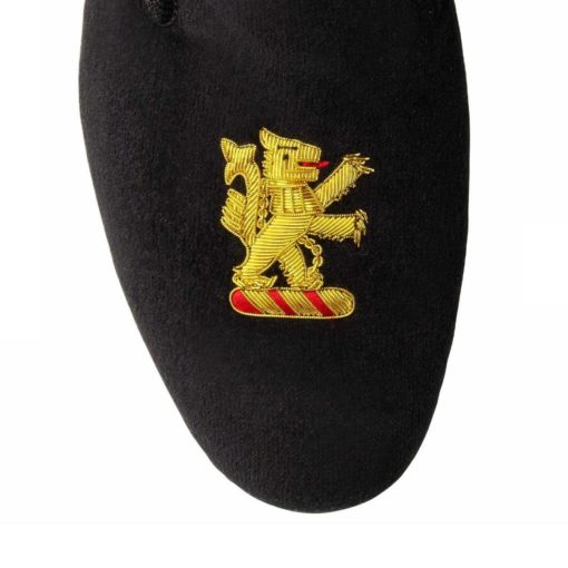 Crockett & Jones Albert Tofflor - Lion Rampant Black Velvet - Image 4