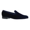 Crockett & Jones Albert Tofflor - Plain Navy Velvet - Image 3