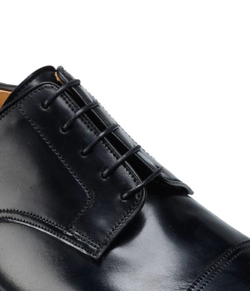 Crockett & jones skosnören 72 cm - Vaxad svart