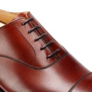 Crockett & jones skosnören 72 cm - Vaxad mörkbruna