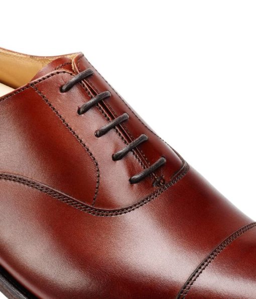 Crockett & jones skosnören 72 cm - Vaxad mörkbruna