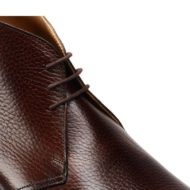 Crockett & jones flätade skosnören 70 / 130 cm - Mörkbrun