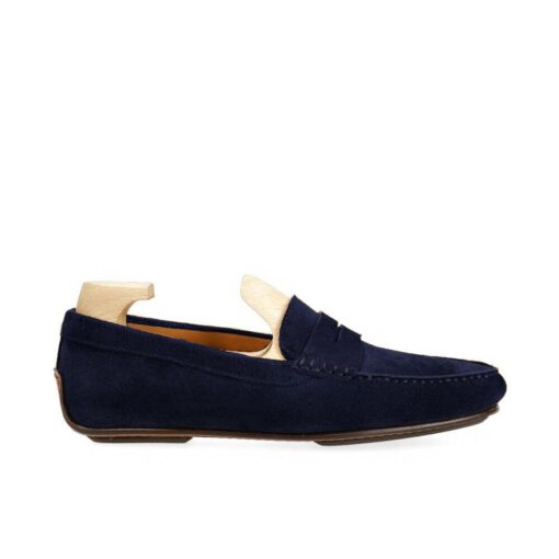 Carmina 80852 Driving Navy suede - Image 3