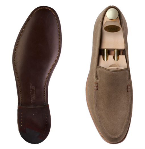 Crockett & Jones Salcombe Khaki Suede - Image 2